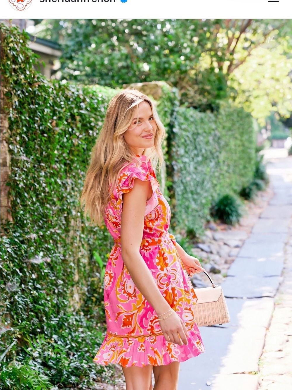 Sheridan French Miller Dress in Positano Petal, size XS - Picture 6 of 9